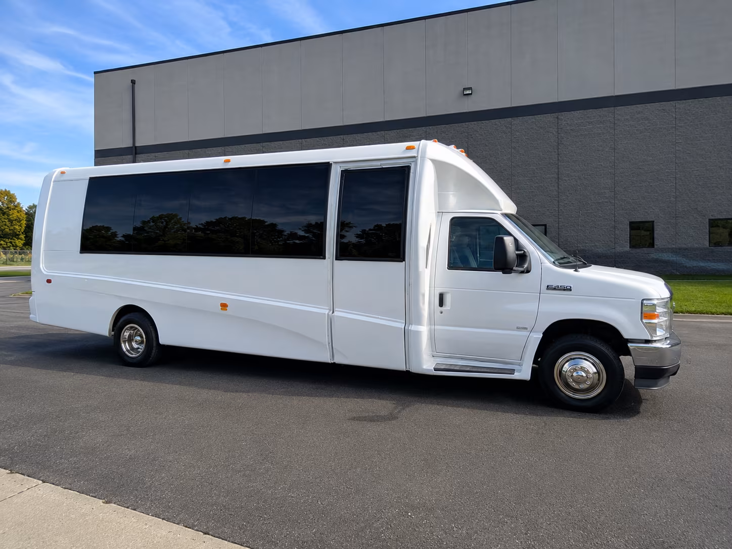 employee shuttle buses for shoreline commuters and corporate campuses
