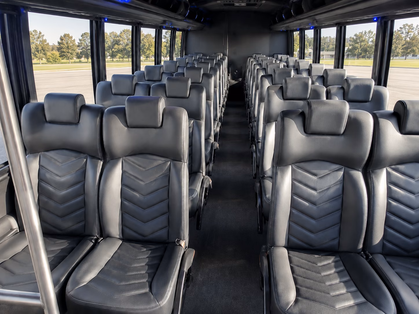 shoreline 20 passenger minibus inside
