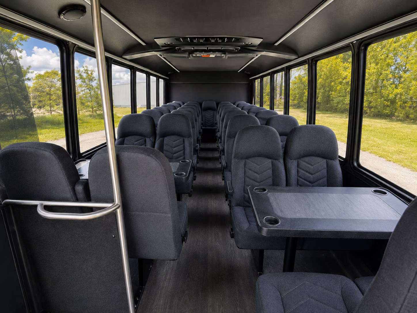 shoreline 20 passenger minibus interior