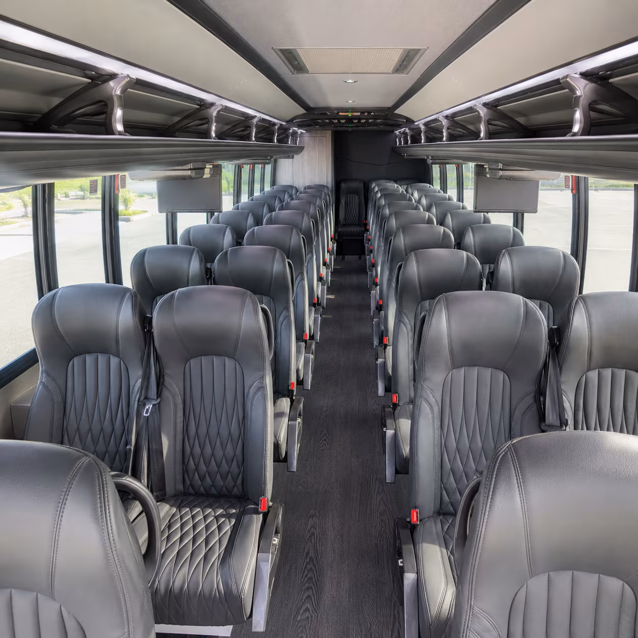 shoreline 25 passenger minibus interior