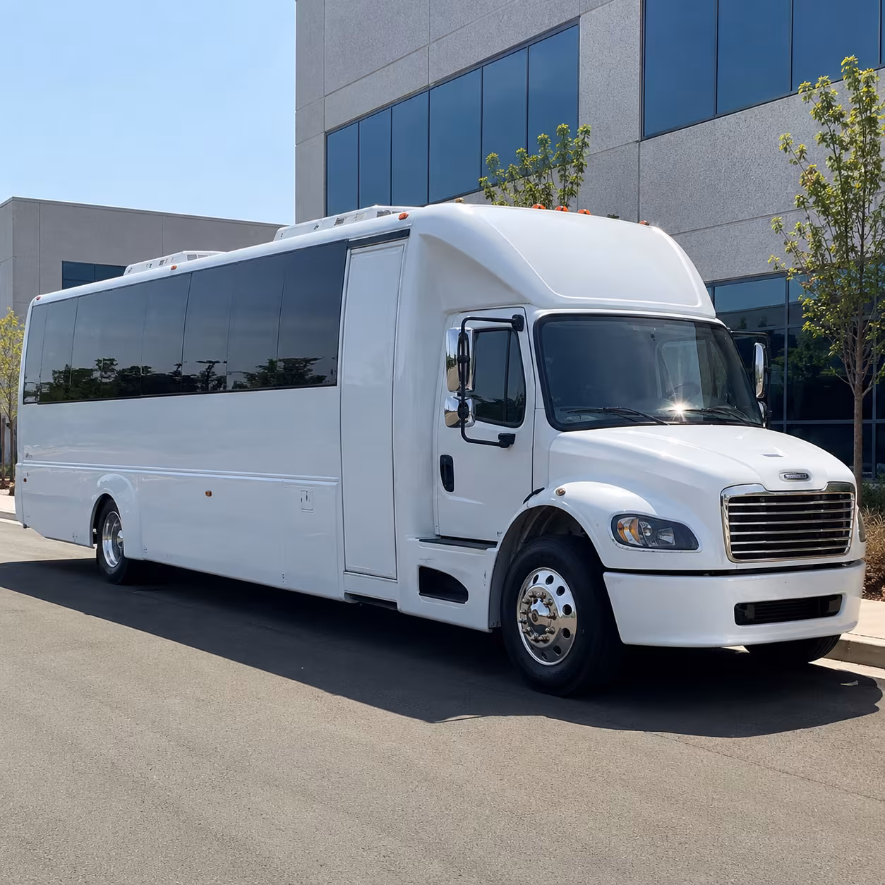 shoreline 25 passenger party bus