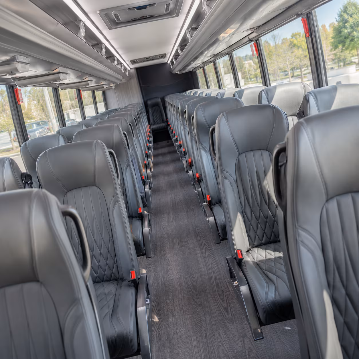 shoreline 28 passenger minibus inside