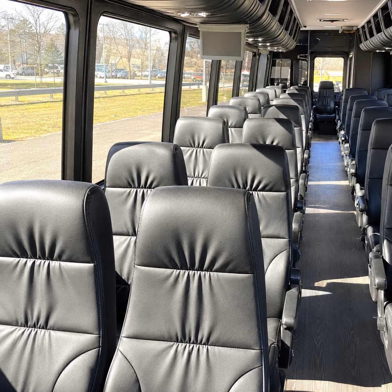 shoreline 35 passenger minibus inside