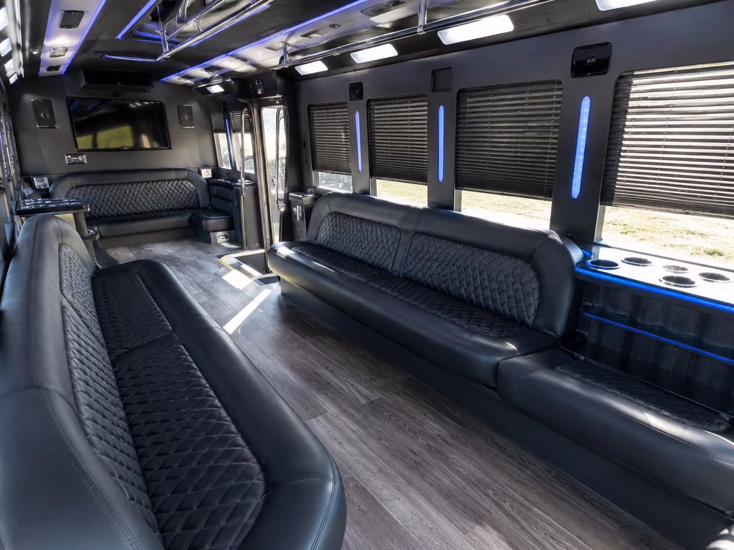shoreline corporate party bus rental
