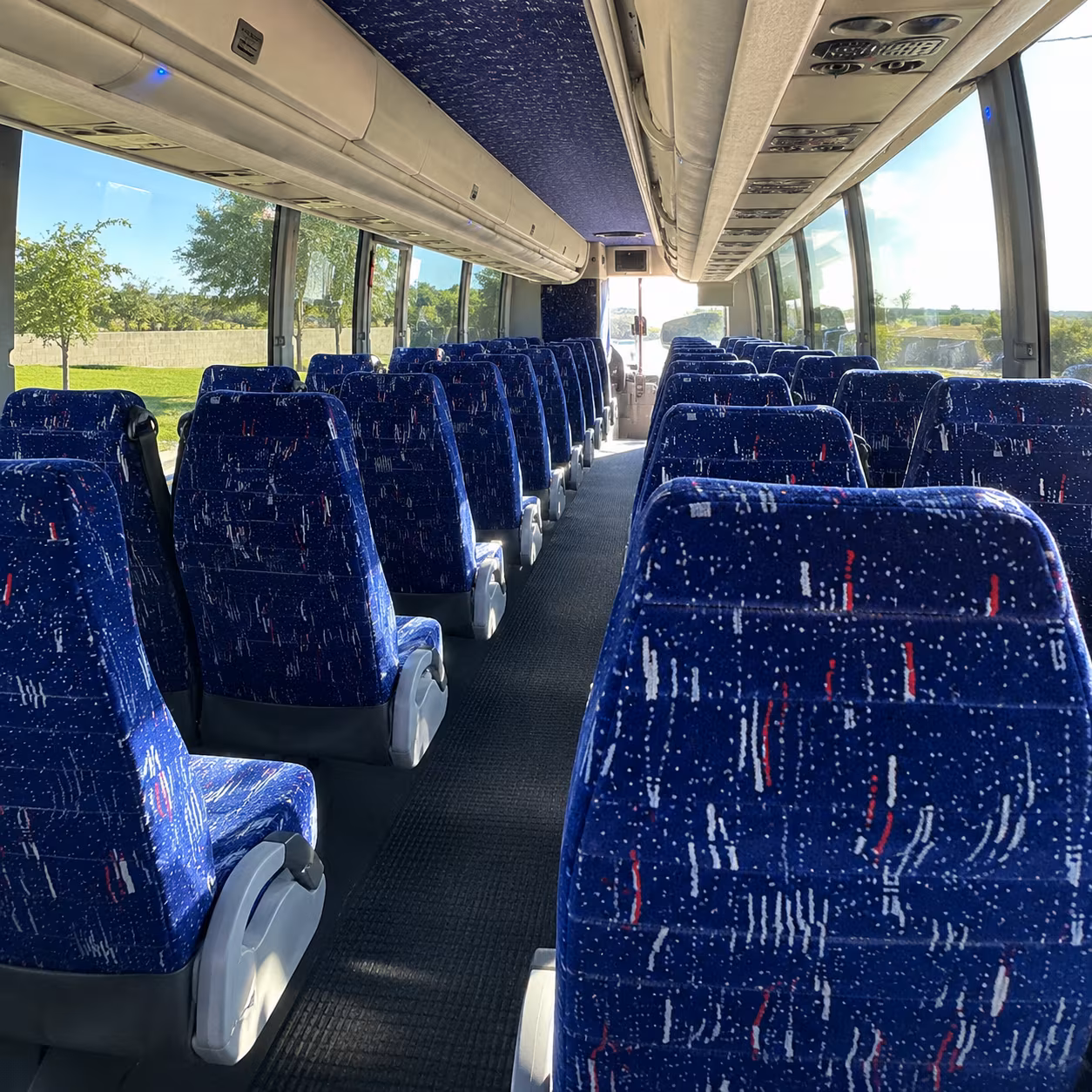 shoreline religious group transportation onboard seating