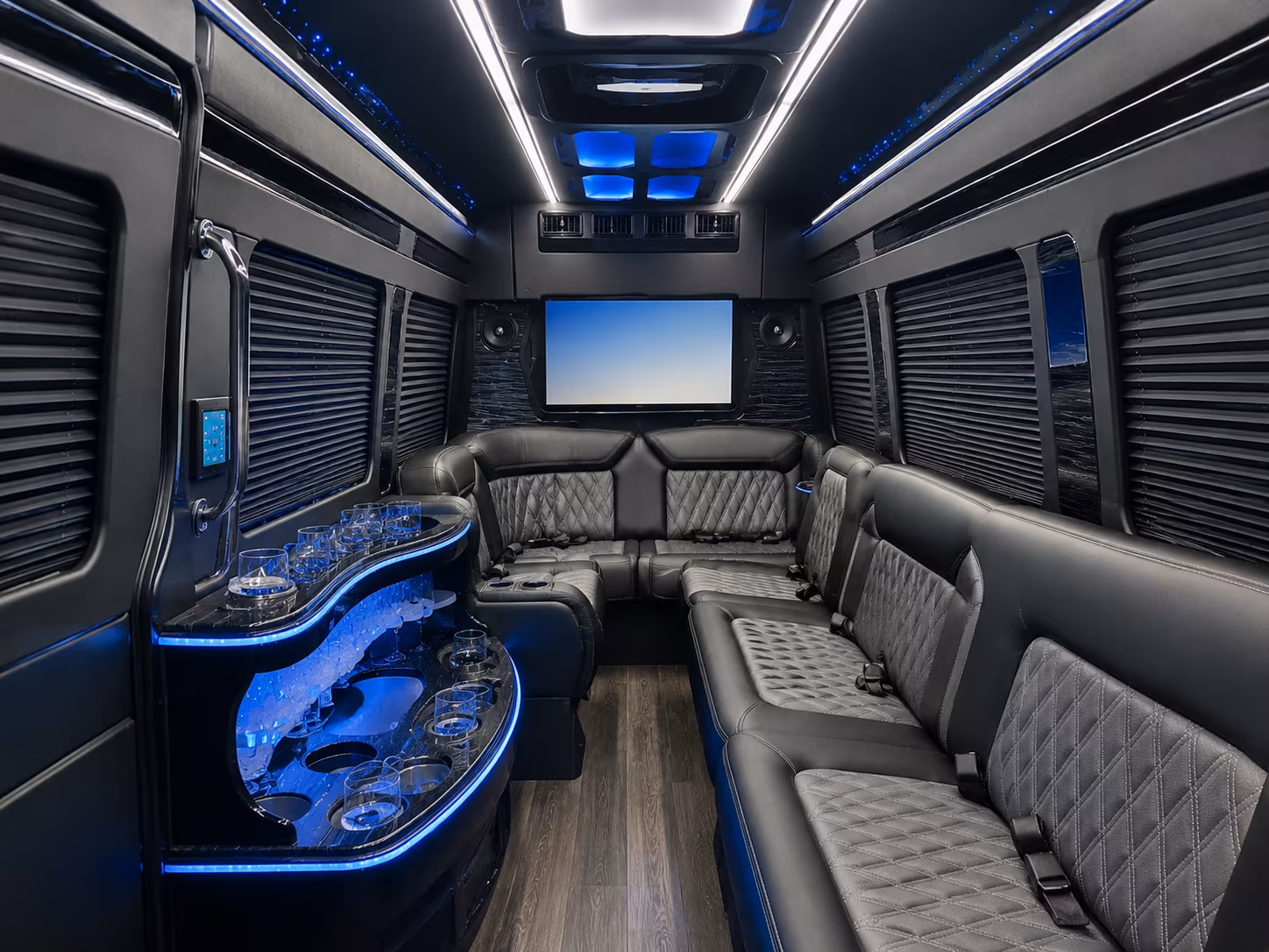shoreline sprinter limousine inside