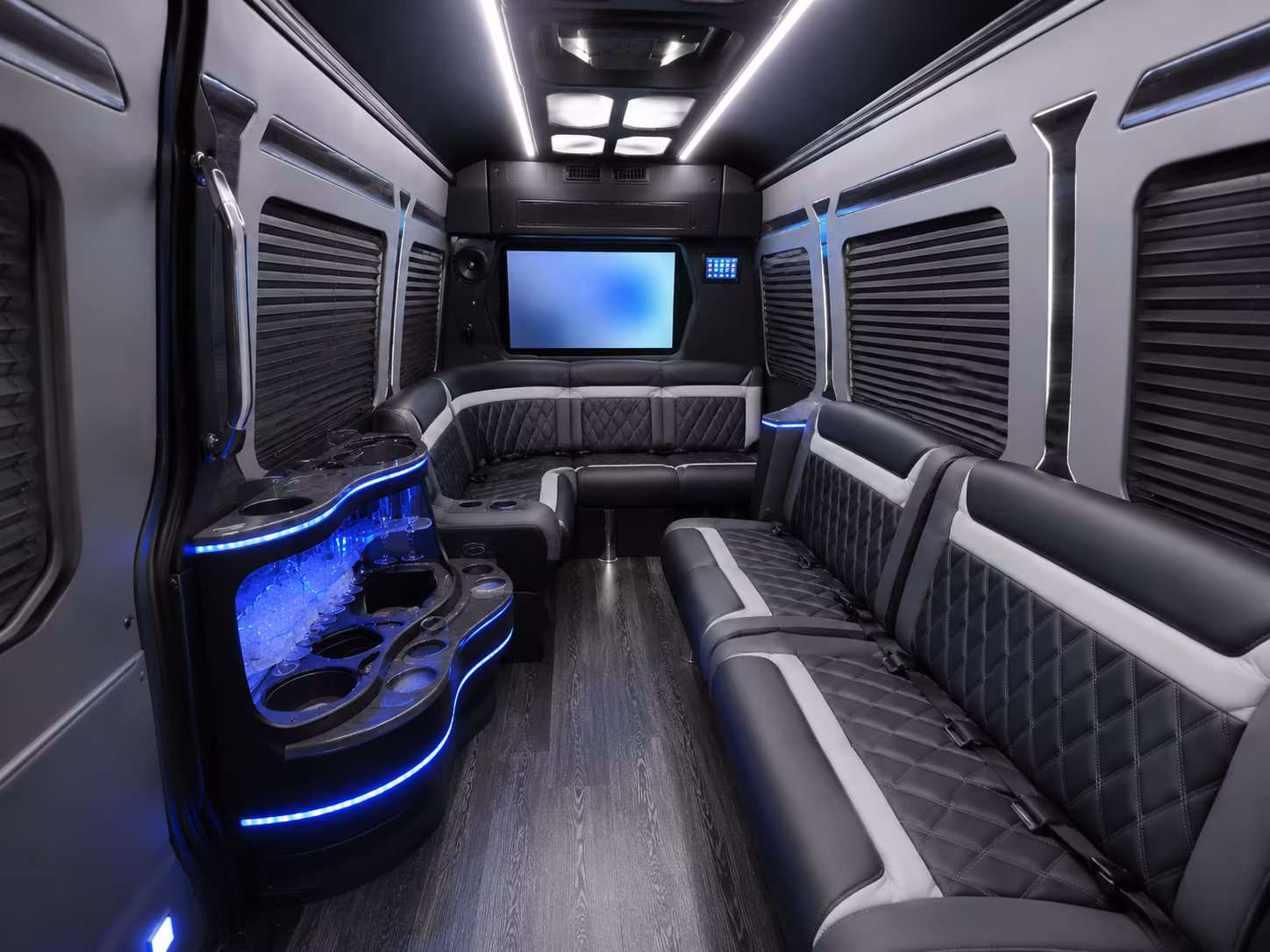 shoreline sprinter limousine interior